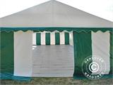 Tenda para festas Exclusive 6x12m PVC, Verde/Branco