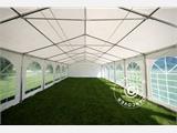 Pasākumu telts Exclusive 6x12m PVC, "Arched", Balts