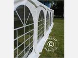 Marquee Exclusive 6x12 m PVC, "Arched", White