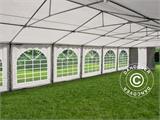 Marquee Exclusive 6x12 m PVC, Grey/White Marquee Exclusive 6x12 m PVC, Grey/White