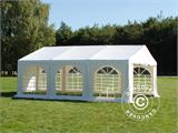 Partyzelt Original 4x6m PVC, "Arched", Weiß