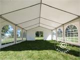 Carpa para fiestas Original 4x6m PVC, "Arched", Blanco