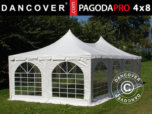 Tenda para festas Pagoda PRO 4x8m, PVC