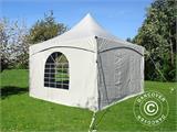 Tendone per feste Pagoda PartyZone 3x3m, PVC, Bianco