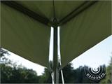 Tendone per feste Pagoda PartyZone 3x3m, PVC, Bianco