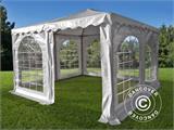 Pagodetent Exclusive 4x4m PVC, Wit