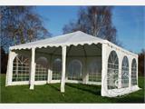 Pagoda Marquee Exclusive 7x7 m PVC, White