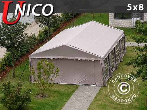 Partyzelt UNICO 5x8m, Sand