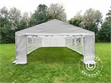 Carpa para fiestas PLUS 5x10m PE, Blanco + Armazón de fundamento Carpa para fiestas PLUS 5x10m PE, Blanco + Armazón de fundamento