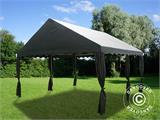 Partyzelt UNICO 4x4m,  Schwarz