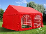 Tenda para festas UNICO 4x4m, Vermelho