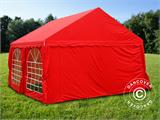 Tente de réception UNICO 4x4m, Rouge Tente de réception UNICO 4x4m, Rouge - 3