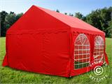 Tente de réception UNICO 4x4m, Rouge Tente de réception UNICO 4x4m, Rouge - 6
