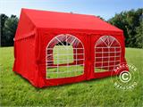 Tente de réception UNICO 4x4m, Rouge Tente de réception UNICO 4x4m, Rouge - 7