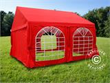 Tenda para festas UNICO 4x4m, Vermelho