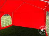 Tente de réception UNICO 4x4m, Rouge Tente de réception UNICO 4x4m, Rouge - 10