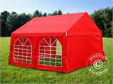 Tendone per feste UNICO 4x4m, Rosso