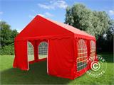 Tenda para festas UNICO 4x4m, Vermelho