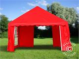 Tente de réception UNICO 4x4m, Rouge Tente de réception UNICO 4x4m, Rouge - 17