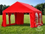 Tente de réception UNICO 4x4m, Rouge Tente de réception UNICO 4x4m, Rouge - 19
