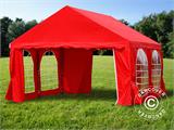 Tenda para festas UNICO 4x4m, Vermelho