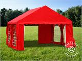 Tenda para festas UNICO 4x4m, Vermelho