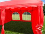 Tente de réception UNICO 4x4m, Rouge Tente de réception UNICO 4x4m, Rouge - 23
