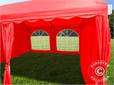 Tenda para festas UNICO 4x4m, Vermelho