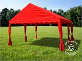 Tenda para festas UNICO 4x4m, Vermelho