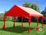 Tenda para festas UNICO 4x4m, Vermelho