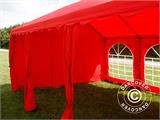 Tenda para festas UNICO 4x6m, Vermelho