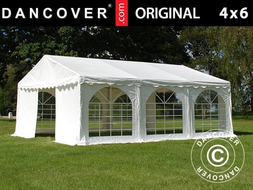 Tendone per feste Original 4x6m PVC, Bianco