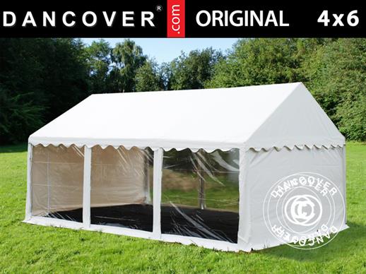 Tenda para festas Original 4x6m PVC, Panorama, Branco