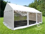 Carpa para fiestas Original 4x6m PVC, Panorámica, Blanco 