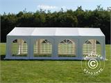 Tenda para festas Original 4x8m PVC, "Arched", Branco