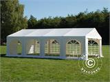 Partytent Original 4x8m PVC, "Arched", Wit