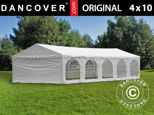 Šator za zabave Original 4x10m PVC, Bijela