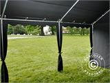 Tenda para festas UNICO 4x8m, Preto