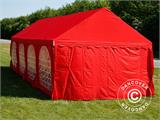 Tenda para festas UNICO 4x8m, Vermelho