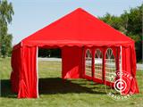 Tenda para festas UNICO 4x8m, Vermelho