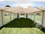 Partyzelt Original 5x8m PVC, Grau/Weiß Partyzelt Original 5x8m PVC, Grau/Weiß