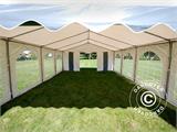 Tendone per feste Original 5x8m PVC, Grigio/Bianco