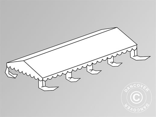 Dachplane für das Partyzelt Original 5x8m PVC, Weiß