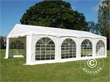 Tente de réception Original 5x8m PVC, "Arched", Blanc Tente de réception Original 5x8m PVC, "Arched", Blanc