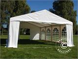 Tente de réception Original 5x8m PVC, "Arched", Blanc Tente de réception Original 5x8m PVC, "Arched", Blanc