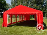 Carpas para fiestas UNICO 5x10m, Rojo