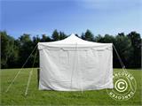 Pole tent 4x8 m PVC, White