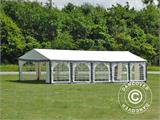Šator za zabave Original 4x10m PVC, Siva/Bijela