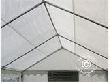 Tendone per feste PLUS 4x6m PE, Grigio/Bianco