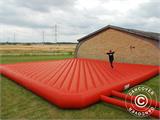 Bouncy pillow 12x12 m, Red, rental quality